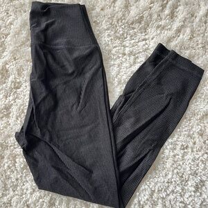 Black shimmery leggings